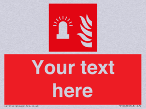 Custom Fire: Fire alarm flashing light